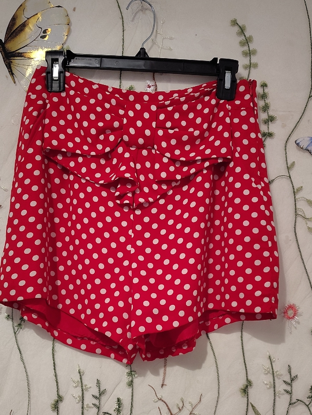 Disney x LC Lauren Conrad Red Polka Dot Shorts